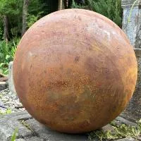 Стальная сфера — 3D КОРТЕН (518913) ∅ 1500 мм. Вельск