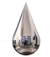 Капля 1000 х 500 зеркало aisi304 (517624) производство арт-объект  в Вельске