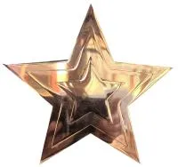 Звезда на памятник ø 150 (518234) монтаж обелиск - стела мм. пустотелая  в Вельске