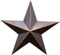 Звезда на памятник листовая бронза патина в Вельске (518498)