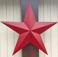 Красная звезда декор на стену в Вельске (518432)