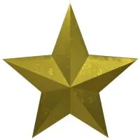 Звезда накладка на памятник литая латунь в Вельске (518483)