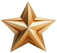 Звезда из латуни элемент декора на памятник в Вельске (518509)
