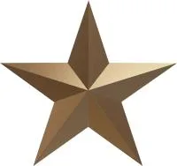 Звезда на памятник ветерану ВОВ из бронзы в Вельске (518494)