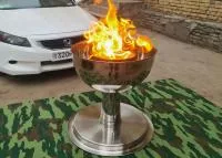 Чаша торжественного огня афины (51756458) производство для ø 360 мм. ветроустойчивая в Вельске