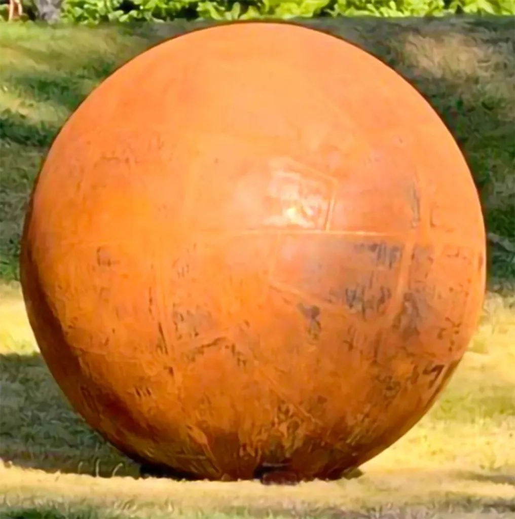 Полая сфера кортеновская сталь Вельск